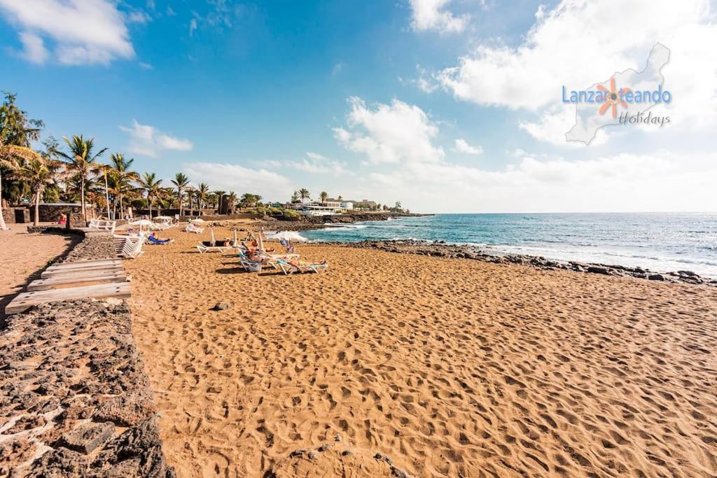 Casa Patty, Piscinas Climatizadas, Primera Linea Costa Teguise Buitenkant foto